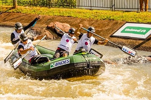Começou hoje, em Foz do Iguaçu, as disputas do Campeonato Mundial de Rafting R4 2014 nas categorias Sênior e Máster / Foto: Rickardo Andrade